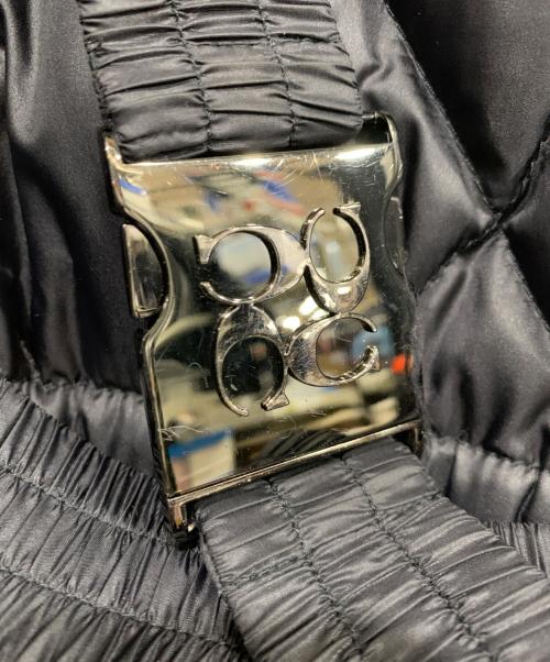 COACH（コーチ）COACH (コーチ) キルティングダウンコート ブラック サイズ:XSの古着・服飾アイテム