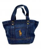 POLO RALPH LAURENポロ・ラルフローレン）の古着「デニムミニトートバッグ」｜インディゴ