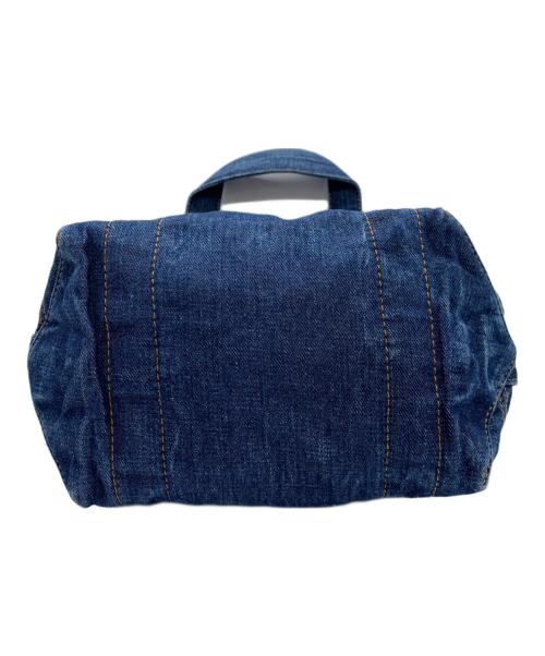 POLO RALPH LAUREN（ポロ・ラルフローレン）POLO RALPH LAUREN (ポロ・ラルフローレン) デニムミニトートバッグ インディゴの古着・服飾アイテム