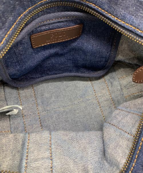 POLO RALPH LAUREN（ポロ・ラルフローレン）POLO RALPH LAUREN (ポロ・ラルフローレン) デニムミニトートバッグ インディゴの古着・服飾アイテム