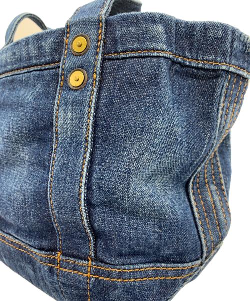 POLO RALPH LAUREN（ポロ・ラルフローレン）POLO RALPH LAUREN (ポロ・ラルフローレン) デニムミニトートバッグ インディゴの古着・服飾アイテム