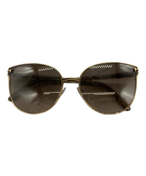 TOM FORD（トムフォード）TOM FORD (トムフォード) サングラス ゴールド×ブラウンの古着・服飾アイテム