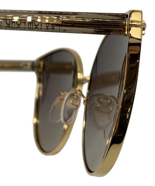 TOM FORD（トムフォード）TOM FORD (トムフォード) サングラス ゴールド×ブラウンの古着・服飾アイテム