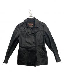 SKIPPER（スキッパー）の古着「レザージャケット」｜ブラック