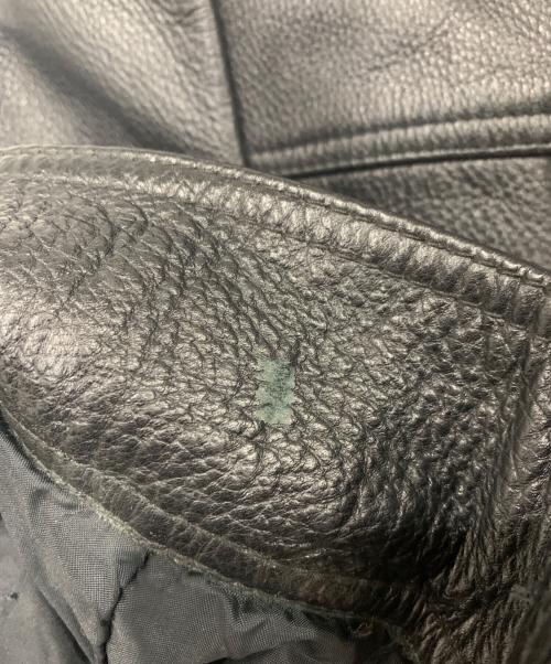 SKIPPER（スキッパー）skipper (スキッパー) レザージャケット ブラック サイズ:Lの古着・服飾アイテム