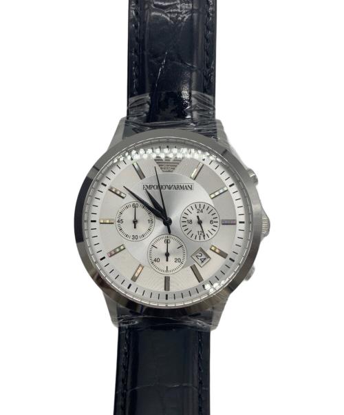 EMPORIO ARMANI（エンポリオアルマーニ）EMPORIO ARMANI (エンポリオアルマーニ) 腕時計 ブラック サイズ:-の古着・服飾アイテム