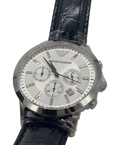 EMPORIO ARMANI（エンポリオアルマーニ）EMPORIO ARMANI (エンポリオアルマーニ) 腕時計 ブラック サイズ:-の古着・服飾アイテム