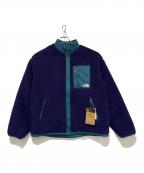 THE NORTH FACEザ ノース フェイス）の古着「リバーシブルエクストリームパイルジャケット」｜ネイビー×グリーン