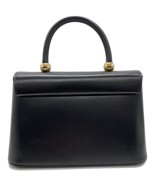 Den HAMANO（デンハマノ）den HAMANO (デンハマノ) ハンドバッグ ブラックの古着・服飾アイテム