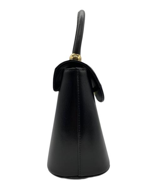 Den HAMANO（デンハマノ）den HAMANO (デンハマノ) ハンドバッグ ブラックの古着・服飾アイテム