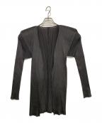 PLEATS PLEASEプリーツプリーズ）の古着「カーディガン」｜グレー
