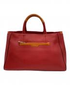 FURLAフルラ）の古着「ハンドバッグ」｜レッド