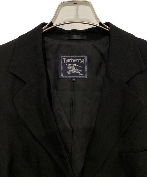 Burberry's（バーバリー）Burberry's (バーバリー) テーラードジャケット ブラック サイズ:15号の古着・服飾アイテム