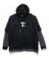 AAPE BY A BATHING APE（エーエイプ バイ アベイシングエイプ）の古着「プルオーバーパーカー」｜ブラック