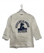 Hysteric Glamourヒステリックグラマー）の古着「長袖カットソー」｜ホワイト