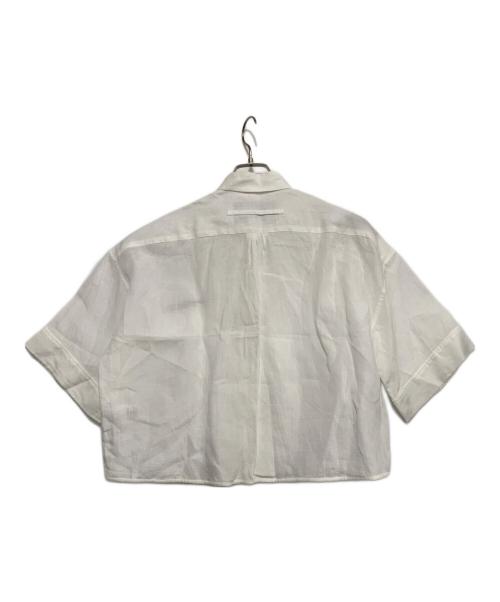 ticca（ティッカ）TICCA (ティッカ) 別注リネン半袖エンブロイダイリーシャツ ホワイト サイズ:FREEの古着・服飾アイテム