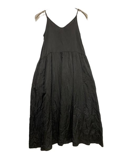 DEUXIEME CLASSE（ドゥーズィエム クラス）Deuxieme Classe (ドゥーズィエム クラス) キャミソールワンピース ブラック サイズ:Mの古着・服飾アイテム