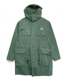 adidas（アディダス）の古着「コート」｜グリーン