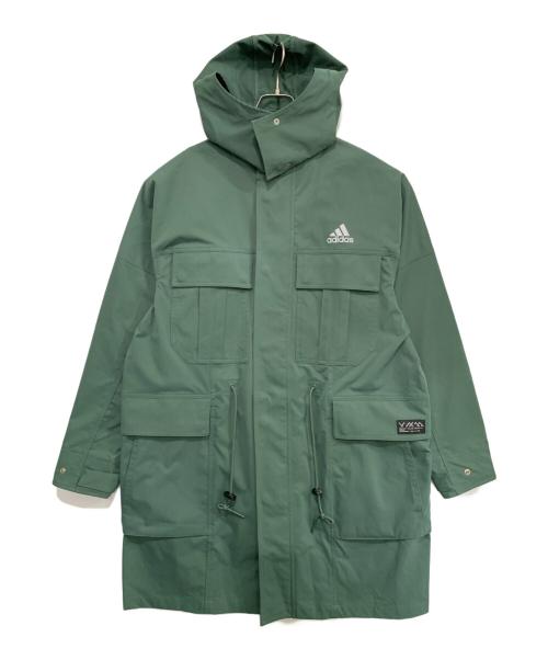 adidas（アディダス）adidas (アディダス) コート グリーン サイズ:Mの古着・服飾アイテム