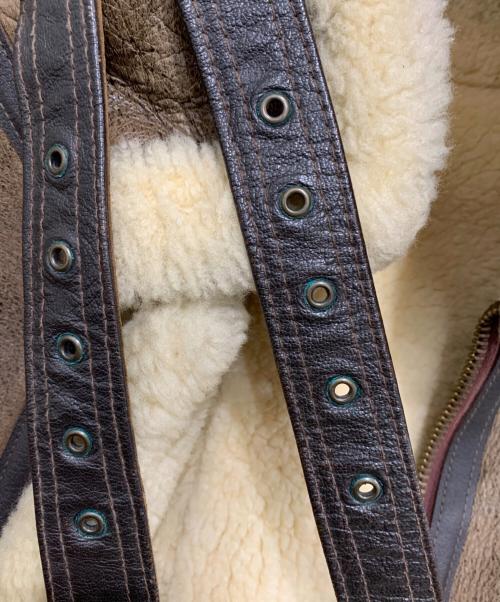 AVIREX（アヴィレックス）AVIREX (アヴィレックス) フライトジャケット ブラウン サイズ:38の古着・服飾アイテム