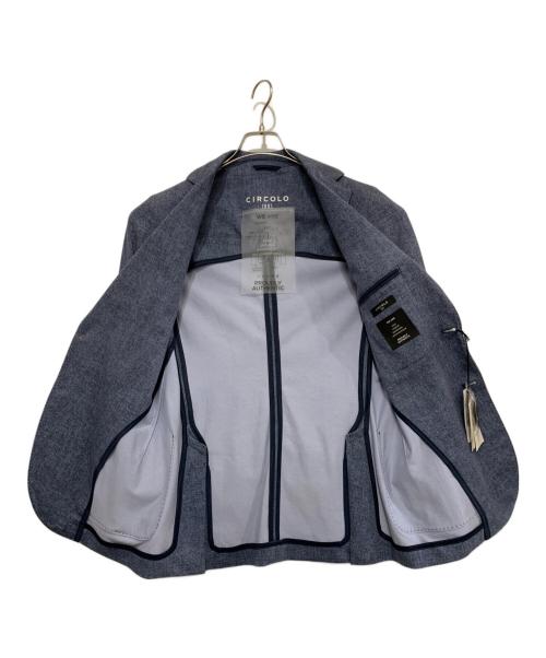 CIRCOLO 1901（チルコロ1901）Circolo 1901 (チルコロ1901) テーラードジャケット ブルー サイズ:46 未使用品の古着・服飾アイテム