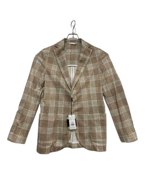 CIRCOLO 1901（チルコロ1901）CIRCOLO 1901 (チルコロ1901) テーラードジャケット カーキ サイズ:46の古着・服飾アイテム