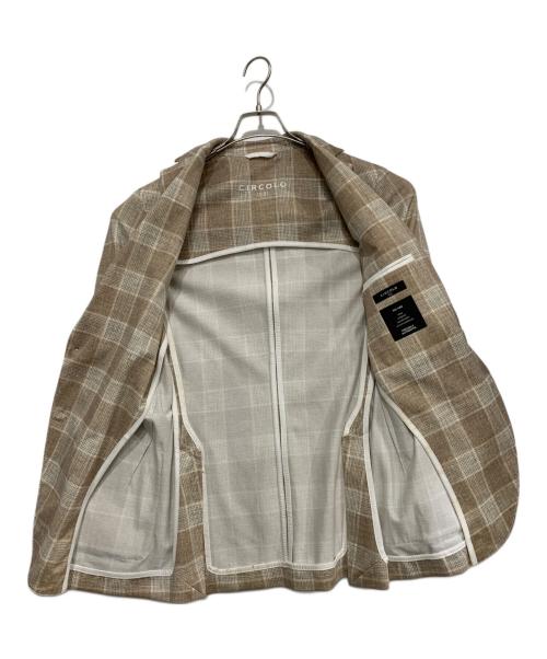 CIRCOLO 1901（チルコロ1901）CIRCOLO 1901 (チルコロ1901) テーラードジャケット カーキ サイズ:46の古着・服飾アイテム