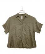 green label relaxingグリーンレーベルリラクシング）の古着「半袖シャツ」｜グレー