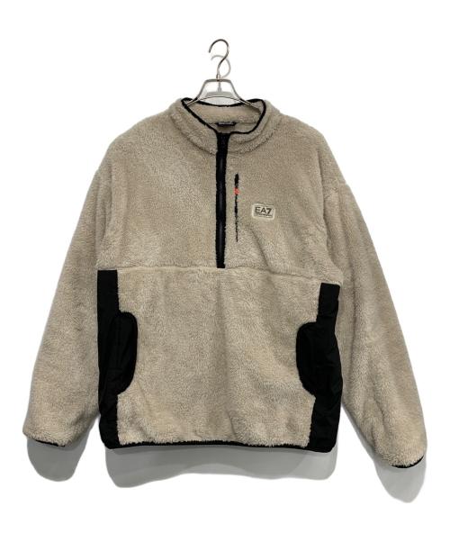 EMPORIO ARMANI（エンポリオ アルマーニ）EMPORIO ARMANI (エンポリオ アルマーニ) フリースジャケット ベージュ サイズ:3XLの古着・服飾アイテム