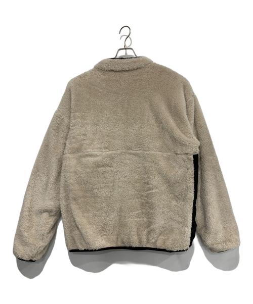 EMPORIO ARMANI（エンポリオ アルマーニ）EMPORIO ARMANI (エンポリオ アルマーニ) フリースジャケット ベージュ サイズ:3XLの古着・服飾アイテム