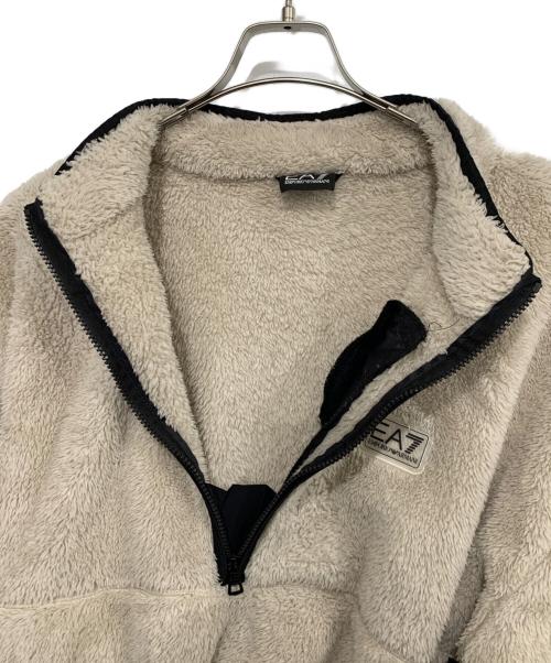 EMPORIO ARMANI（エンポリオ アルマーニ）EMPORIO ARMANI (エンポリオ アルマーニ) フリースジャケット ベージュ サイズ:3XLの古着・服飾アイテム