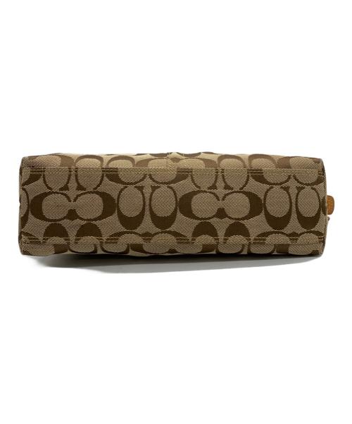 COACH（コーチ）COACH (コーチ) ワンショルダーバッグ ブラウン×ベージュの古着・服飾アイテム