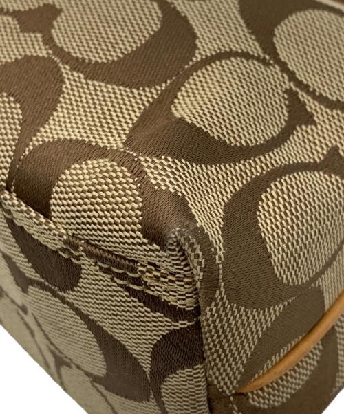 COACH（コーチ）COACH (コーチ) ワンショルダーバッグ ブラウン×ベージュの古着・服飾アイテム