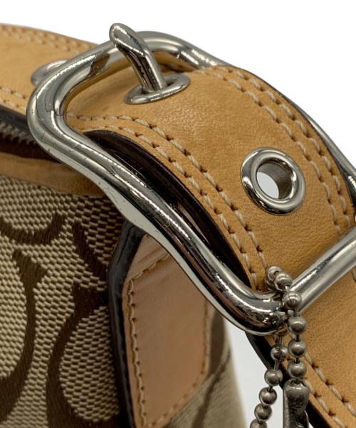 COACH（コーチ）COACH (コーチ) ワンショルダーバッグ ブラウン×ベージュの古着・服飾アイテム