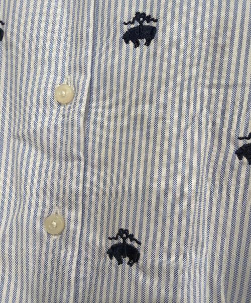 BROOKS BROTHERS（ブルックスブラザーズ）BROOKS BROTHERS (ブルックスブラザーズ) 半袖ワンピース スカイブルー サイズ:4の古着・服飾アイテム