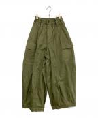 HARVESTYハーベスティー）の古着「サーカスカーゴパンツ」｜オリーブ