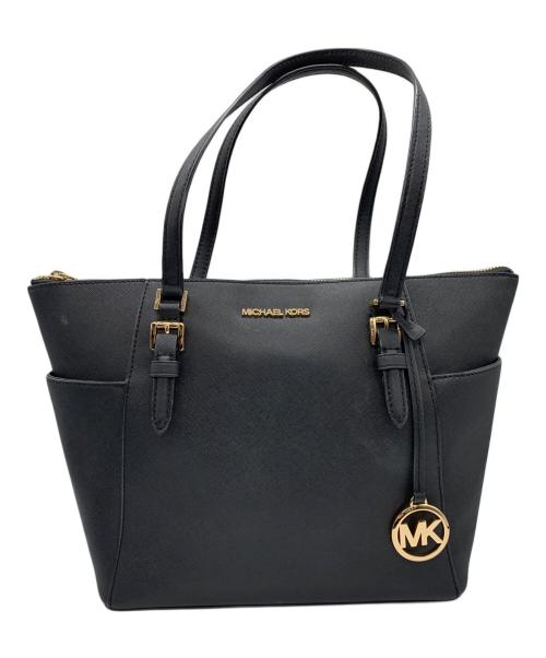 MICHAEL KORS（マイケル・コース）MICHAEL KORS (マイケル・コース) トートバッグ ブラックの古着・服飾アイテム