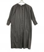 KAGUREカグレ）の古着「クルーネックワンピース」｜グレー