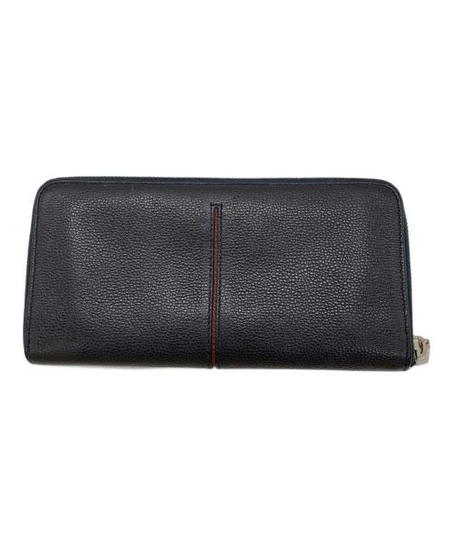 TOD'S（トッズ）TOD'S (トッズ) ラウンドファスナー財布 ブラックの古着・服飾アイテム