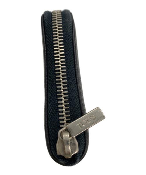 TOD'S（トッズ）TOD'S (トッズ) ラウンドファスナー財布 ブラックの古着・服飾アイテム