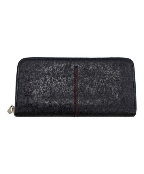 TOD'S（トッズ）TOD'S (トッズ) ラウンドファスナー財布 ブラックの古着・服飾アイテム