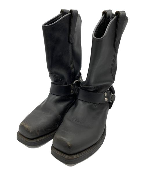 RED WING（レッドウィング）RED WING (レッドウィング) ハーネスリングブーツ ブラック サイズ:USA81/2の古着・服飾アイテム