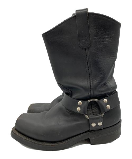 RED WING（レッドウィング）RED WING (レッドウィング) ハーネスリングブーツ ブラック サイズ:USA81/2の古着・服飾アイテム