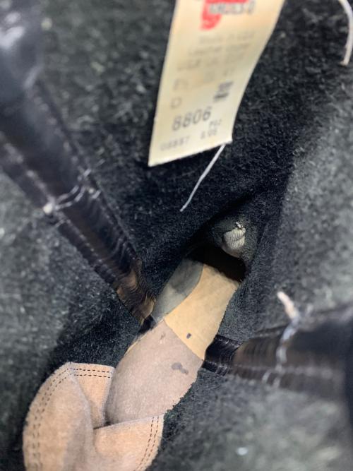 RED WING（レッドウィング）RED WING (レッドウィング) ハーネスリングブーツ ブラック サイズ:USA81/2の古着・服飾アイテム