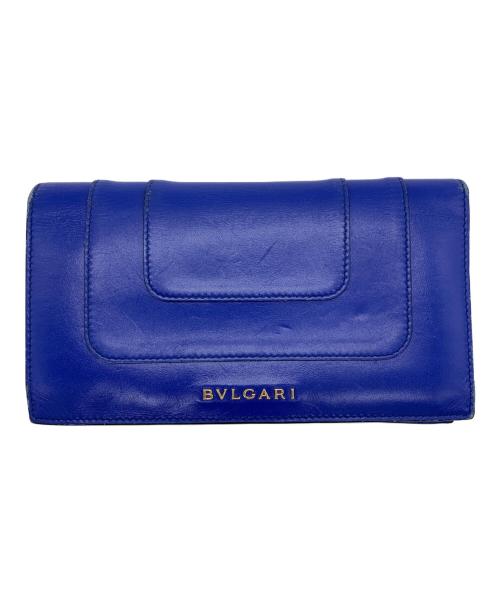 BVLGARI（ブルガリ）BVLGARI (ブルガリ) 長財布 ブルーの古着・服飾アイテム