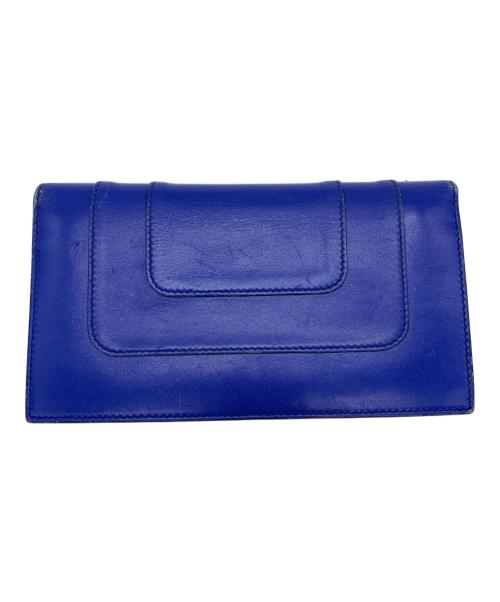 BVLGARI（ブルガリ）BVLGARI (ブルガリ) 長財布 ブルーの古着・服飾アイテム