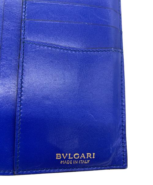 BVLGARI（ブルガリ）BVLGARI (ブルガリ) 長財布 ブルーの古着・服飾アイテム