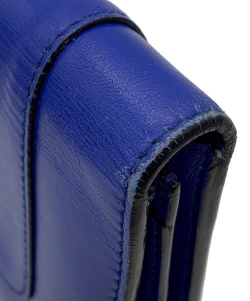 BVLGARI（ブルガリ）BVLGARI (ブルガリ) 長財布 ブルーの古着・服飾アイテム