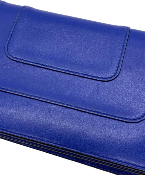 BVLGARI（ブルガリ）BVLGARI (ブルガリ) 長財布 ブルーの古着・服飾アイテム