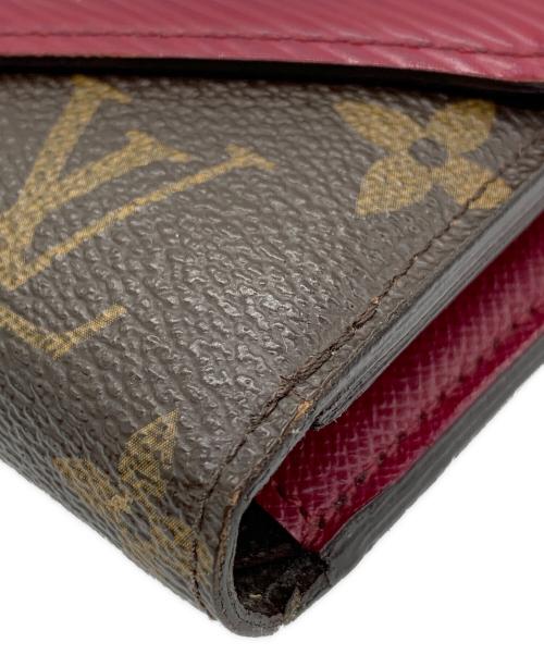 LOUIS VUITTON（ルイ ヴィトン）LOUIS VUITTON (ルイ ヴィトン) 3つ折り財布 フューシャの古着・服飾アイテム